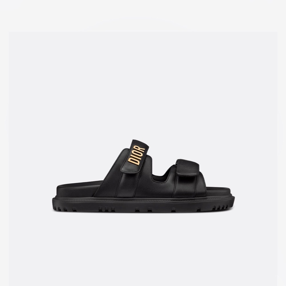 New in box, lambskin leather Dior Dioract sandals (37,5) US 37.5